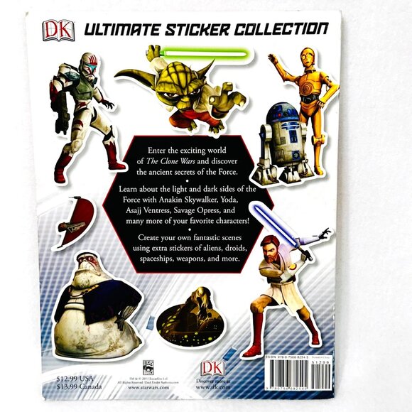 Star Wars The Clone Wars Ultimate Sticker Collection Secrets Of The Force (2011) - Picture 3 of 7